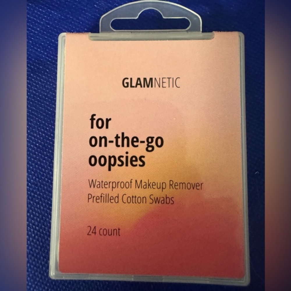 Glamnetic Waterproof Makeup Remover prefilled cotton Swabs - NWT